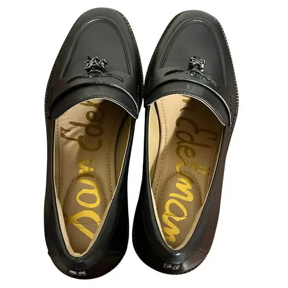 SAM EDELMAN
DENISE LOAFER BLACK LEATHER SZ 5.5 - Picture 6 of 12